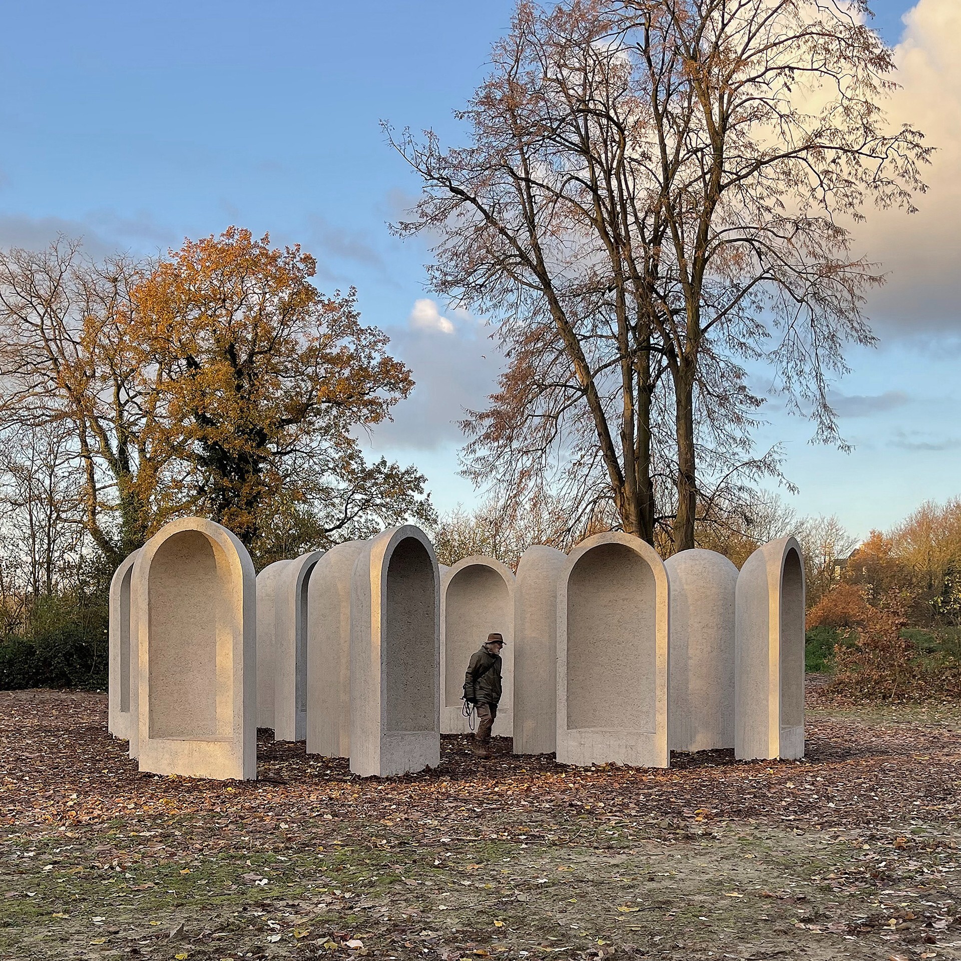 Aedicula by Renato Nicolodi, Park Abbey, Leuven